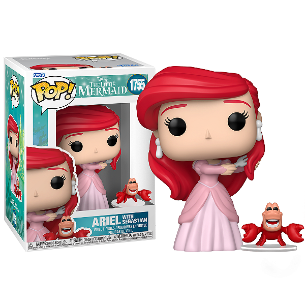 Funko Pop! Disney A Pequena Sereia Ariel With Sebastian 1755