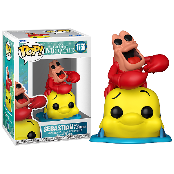 Funko Pop! Disney A Pequena Sereia Sebastian And Flounder 1756