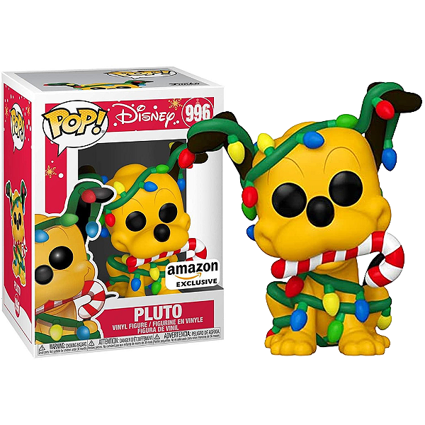 Funko Pop! Disney Mickey Mouse Especial de Natal Pluto 996 Exclusivo