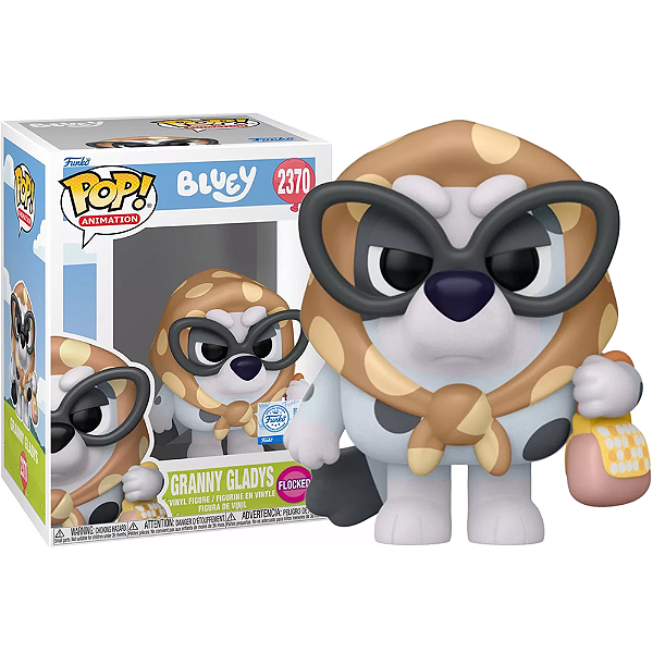 Funko Pop! Animation Bluey Granny Gladys 2370 Exclusivo Flocked