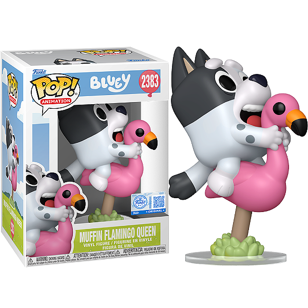 Funko Pop! Animation Bluey Muffin Flamingo Queen 2383 Exclusivo