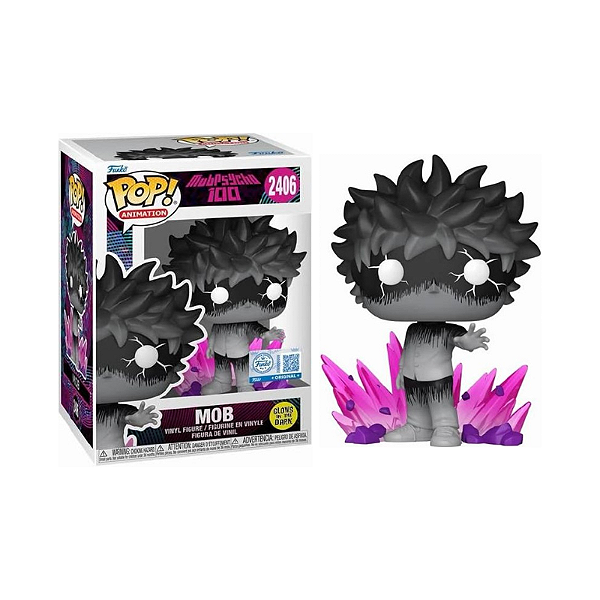 Funko Pop! Animation Mob Psycho 100 Mob 2406 Exclusivo