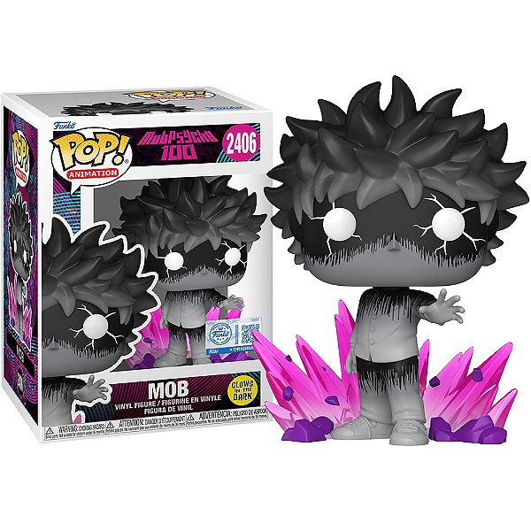 Funko Pop! Animation Mob Psycho 100 Mob 2406 Exclusivo Glow