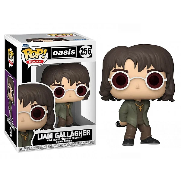 Funko Pop! Rocks Oasis Liam Gallagher 256 * DEFEITO COLA NO ROSTO