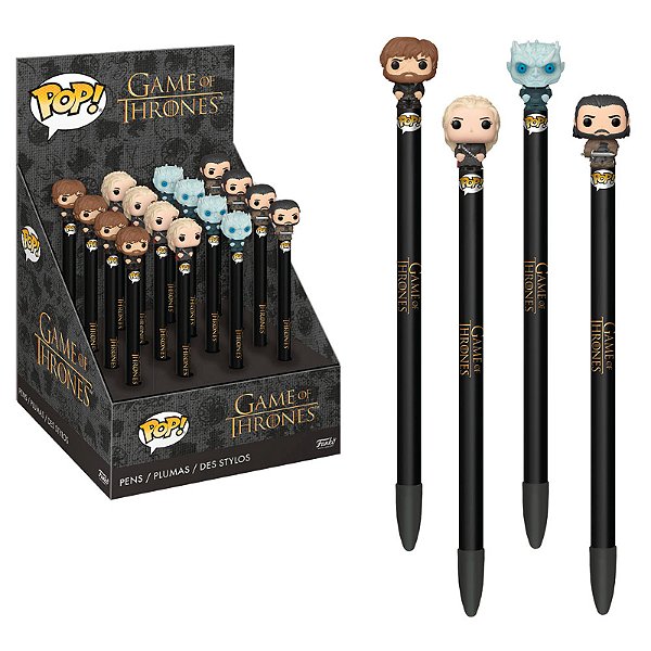Funko Pop Pen! Caneta Game Game Thrones Combo 4 Personagens