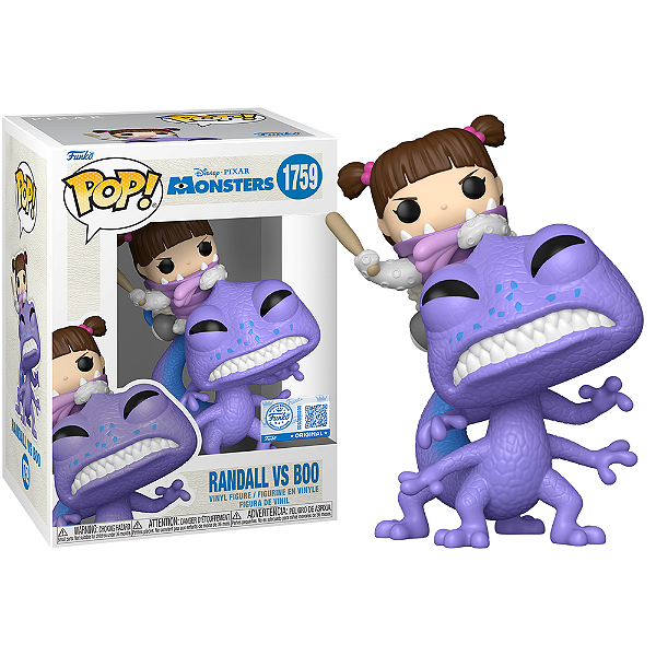 Funko Pop! Disney Monstros SA Randall Vs Boo 1759 Exclusivo