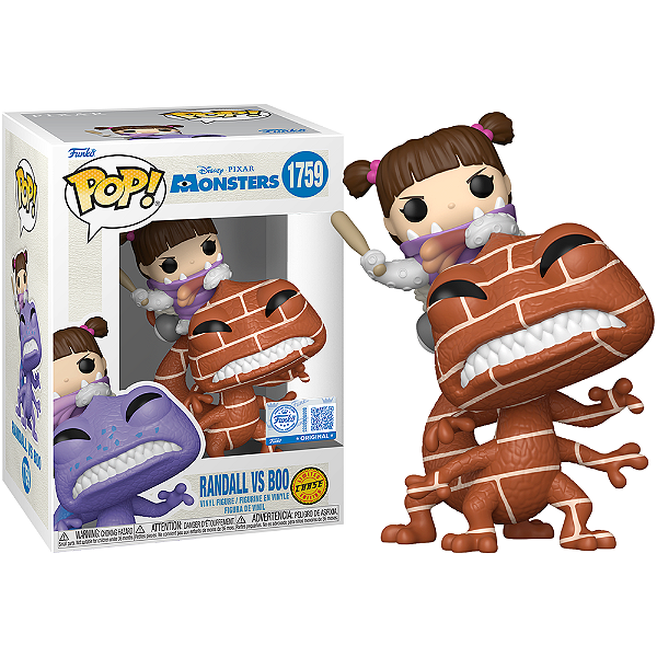 Funko Pop! Disney Monstros SA Randall Vs Boo 1759 Exclusivo Chase