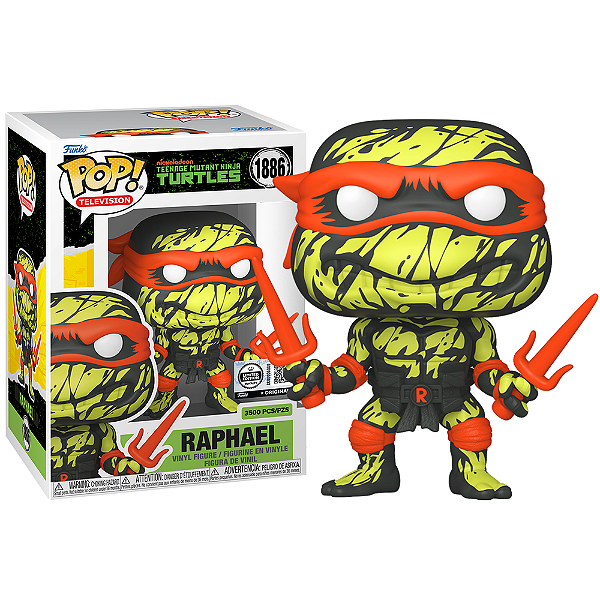 Funko Pop! Television As Tartarugas Ninjas Raphael 1886 Exclusivo 3500 Pcs