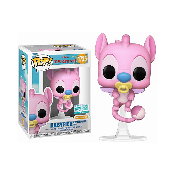 Funko Pop! Disney Lilo & Stitch Babyfier Experiment 151 1725 Exclusivo 9500 Pcs