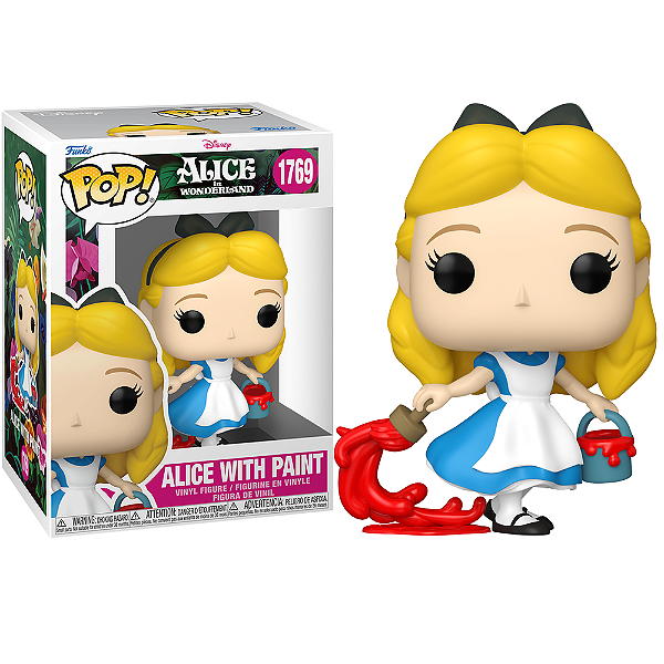 Funko Pop! Disney Alice no Pais das Maravilhas Alice With Paint 1769