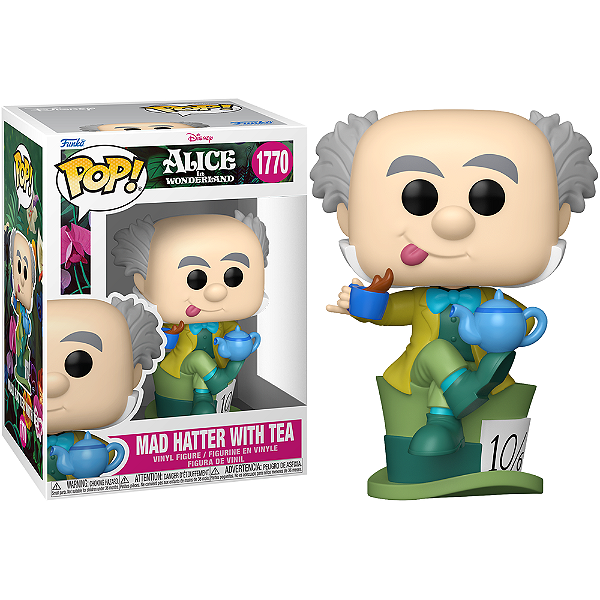 Funko Pop! Disney Alice no Pais das Maravilhas Mad Hatter With Tea 1770