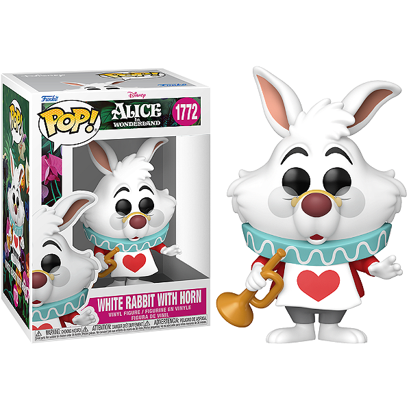 Funko Pop! Disney Alice no Pais das Maravilhas White Rabbit With Horn 1772