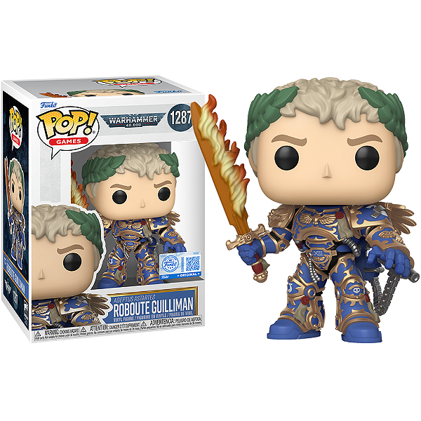 Funko Pop! Games Warhammer Roboute Guilliman 1287 Exclusivo