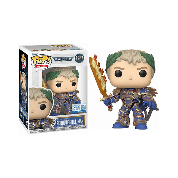 Funko Pop! Games Warhammer Roboute Guilliman 1287 Exclusivo