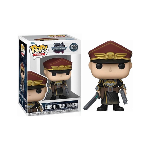 Funko Pop! Games Total War Warhammer Astra Militarum Commisar 1289