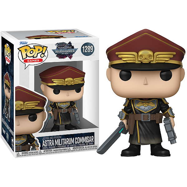 Funko Pop! Games Total War Warhammer Astra Militarum Commisar 1289