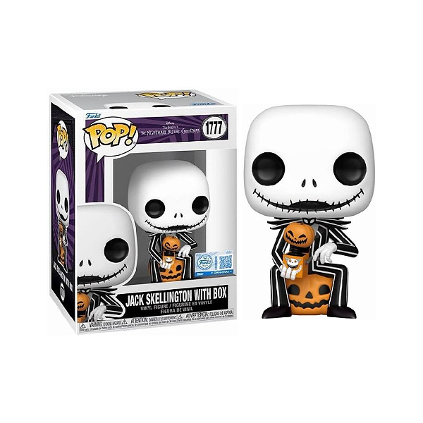Funko Pop! Disney Jack Skellington With Box 1777 Exclusivo