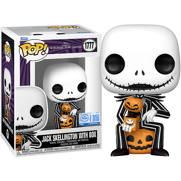 Funko Pop! Disney O Estranho Mundo De Jack Skellington With Box 1777 Exclusivo
