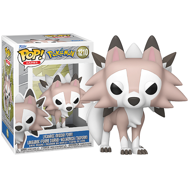 Funko Pop! Games Pokemon Lycanroc 1210