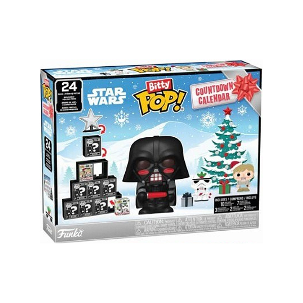 Funko Bitty Pop! Calendario Advento Especial Natal Star Wars 24 Pcs