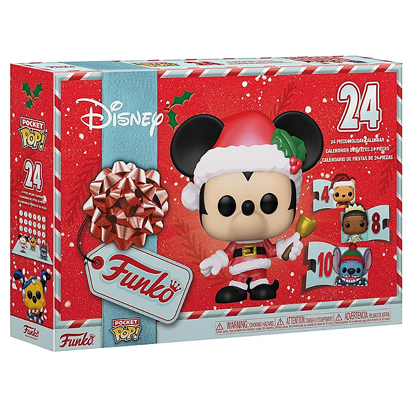 Funko Pocket Pop! Calendario Advento Especial Natal Disney 24 Pcs