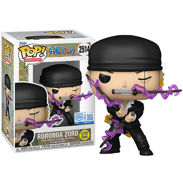 Funko Pop! Animation One Piece Roronoa Zoro 2514 Exclusivo Glow