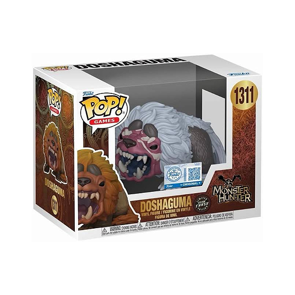 Funko Pop! Games Monster Hunter Doshaguma 1311 Exclusivo Glow Chase