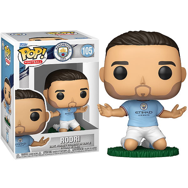 Funko Pop! Football / Futebol Manchester Rodri 105