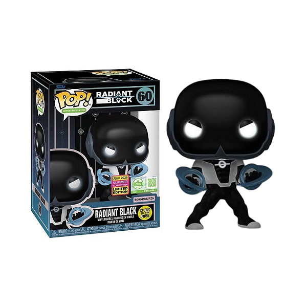 Funko Pop! Limited Edition Radiant Black 60 Exclusivo Glow 5000 PCs