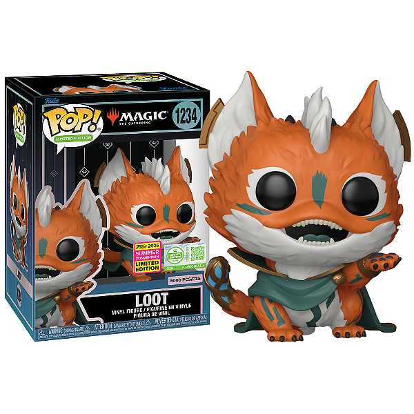 Funko Pop! Limited Edition Magic The Gathering Loot 1234 Exclusivo 5000 Pcs