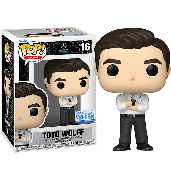 Funko Pop! Racing Formula 1 Toto Wolff 16 Exclusivo