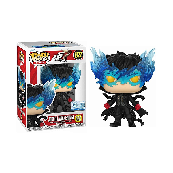 Funko Pop! Games Persona 5 Joker (Awakening) 1322 Exclusivo Glow