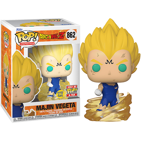 Funko Pop! Animation Dragon Ball Z Majin Vegeta 862 Exclusivo Glow