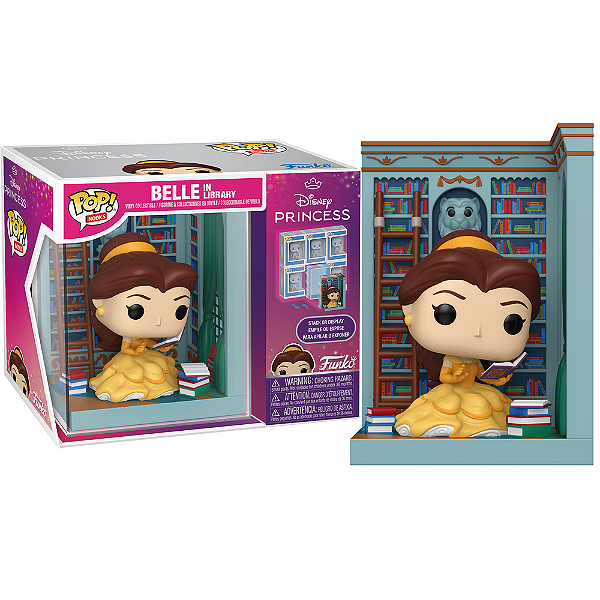 Funko Pop! Nooks Disney A Bela E A Fera Belle in Library