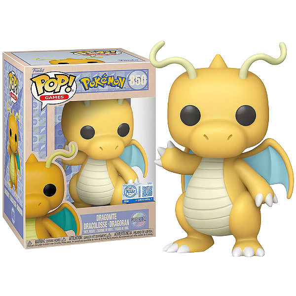 Funko Pop! Games Pokemon Dragonite 850 Exclusivo Soft Color