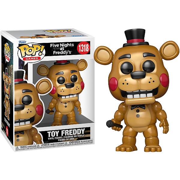 Funko Pop! Games Five Night At Freddys Toy Freddy 1318