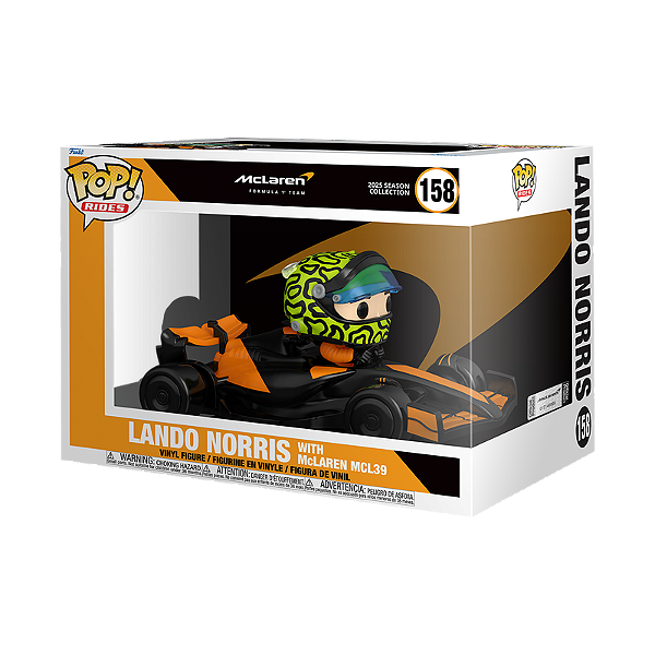Funko Pop! Rides Formula 1 Lando Norris With McLaren MCL39 158