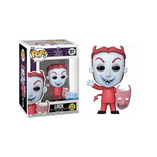 Funko Pop! Disney O Estranho Mundo de Jack Lock 1811 Exclusivo Glow