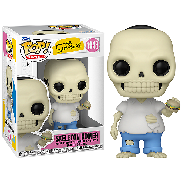 Funko Pop! Television Os Simpsons Skeleton Homer 1948