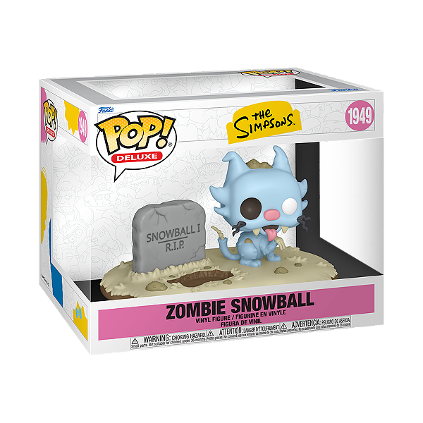 Funko Pop! Deluxe Os Simpsons Zombie Snowball 1949