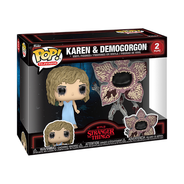 Funko Pop! Television Stranger Things Karen & Demogorgon 2 Pack