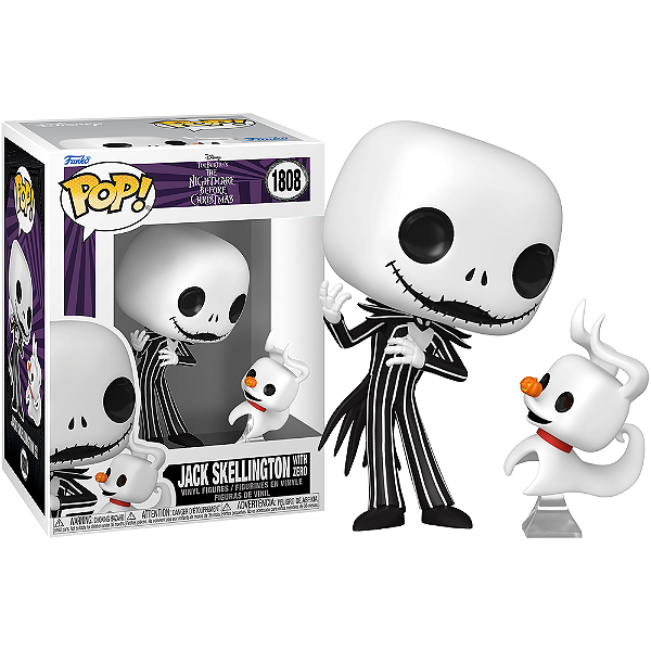 Funko Pop! Disney O Estranho Mundo De Jack Skellington With Zero 1808