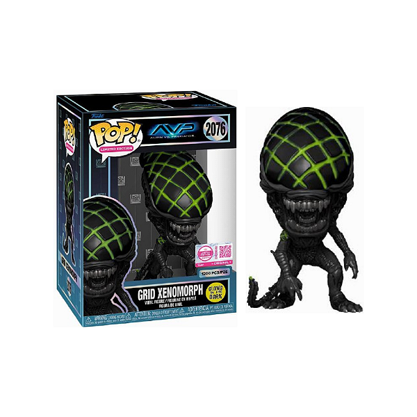 Funko Pop! Limited Edition AVP Grid Xenomorph 2076 Exclusivo Glow 1200 Pcs