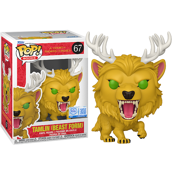 Funko Pop! Books / Livro Acotar Corte De Espinhos E Rosas Tamlin 67 Exclusivo