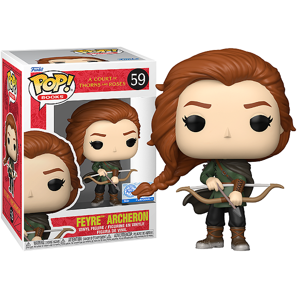 Funko Pop! Books / Livro Acotar Corte De Espinhos E Rosas Feyre Archeron 59 Exclusivo