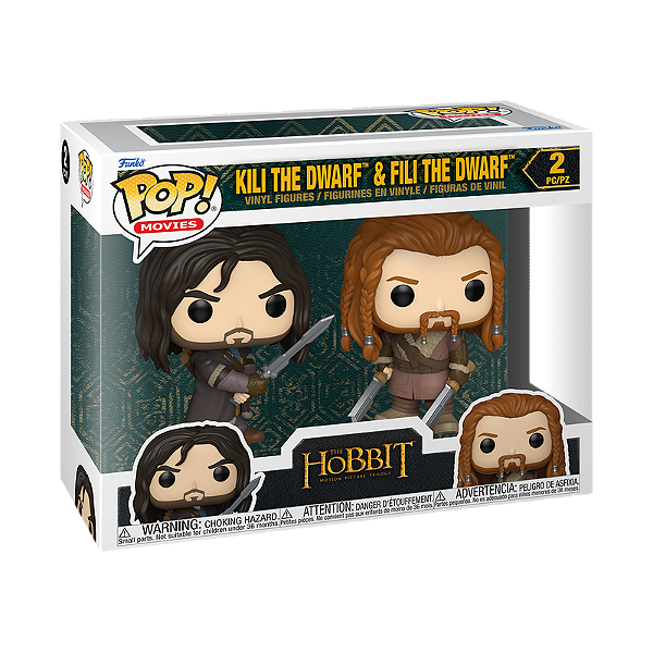 Funko Pop! Filme O Hobbit Kili The Dwarf And Fili The Dwarf 2 Pack
