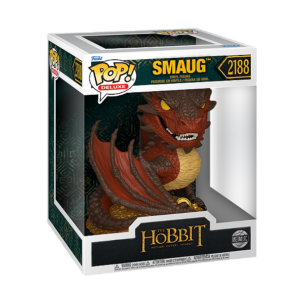Funko Pop! Deluxe O Hobbit Smaug 2188 Exclusivo Metallic