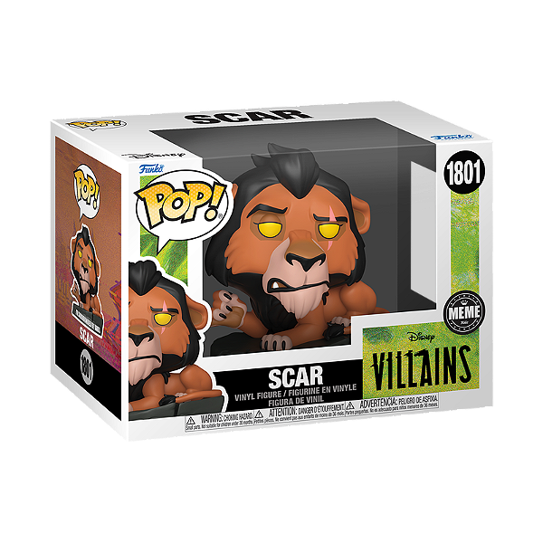 Funko Pop! Disney Villains Scar 1801 Meme