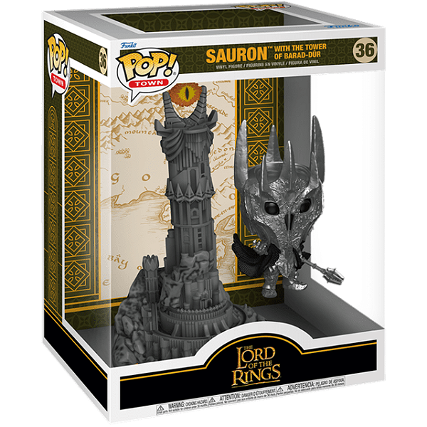 Funko Pop! Town O Senhor Dos Aneis Sauron With The Tower Of Barad-Dur 36