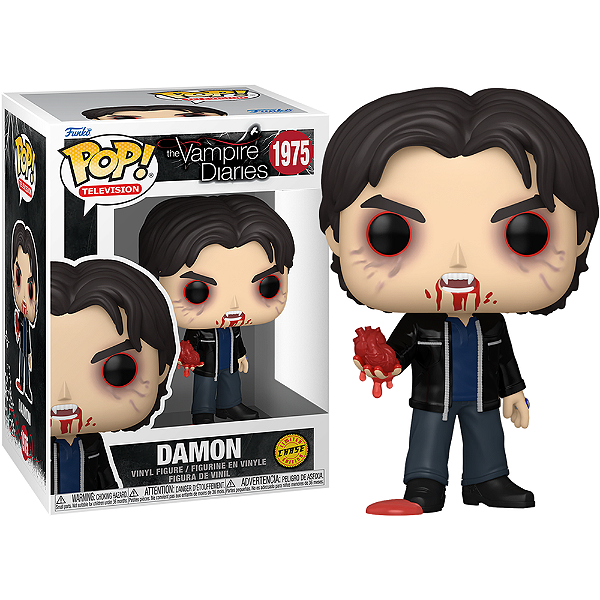 Funko Pop! Television The Vampire Diaries / Diarios De Um Vampiro Damon 1975 Exclusivo Chase